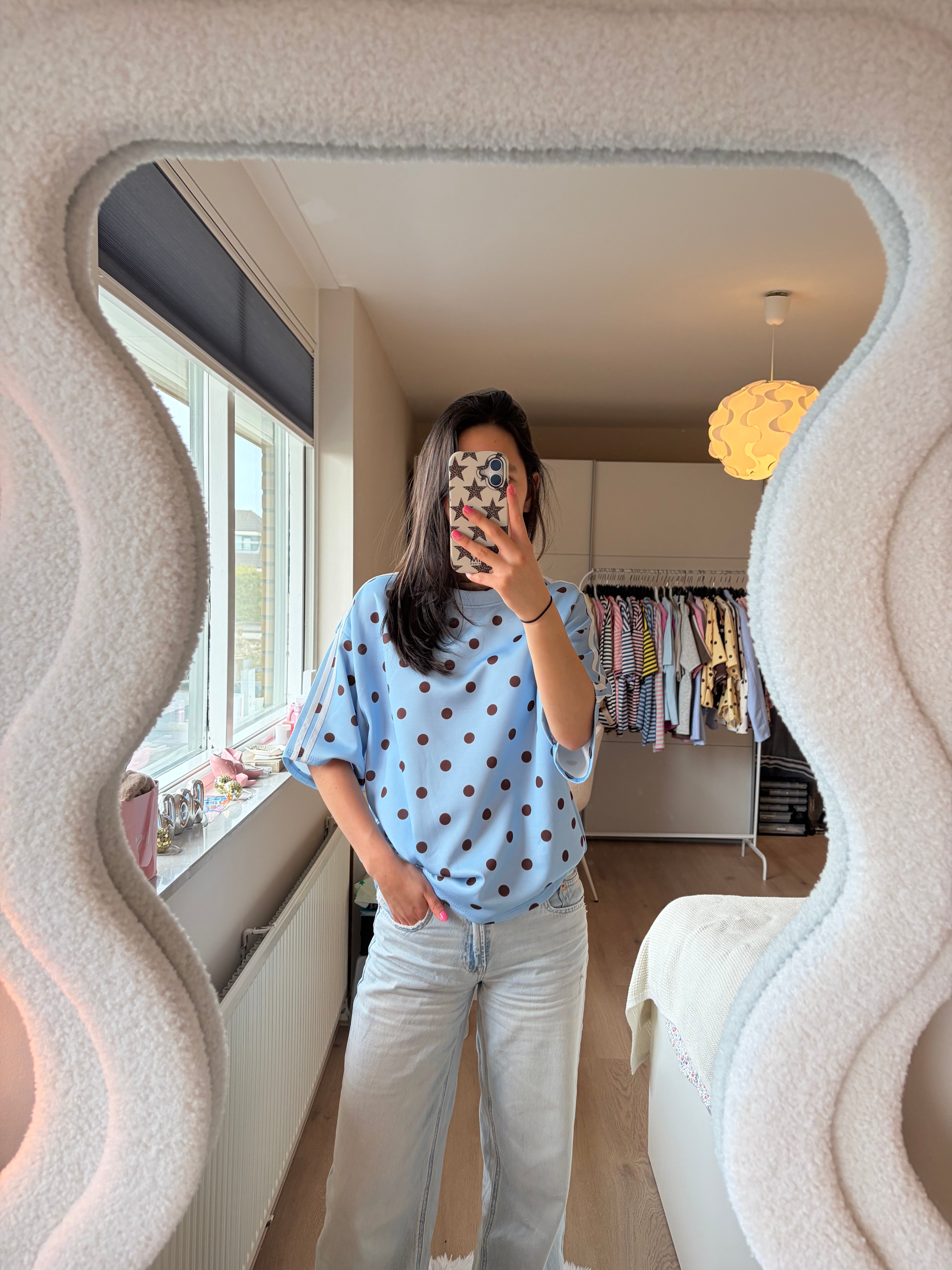 Full Dots Sweatshirt - Blauw/bruin