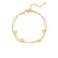 Dubbel Heart Armband