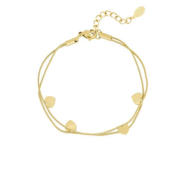 Dubbel Heart Armband