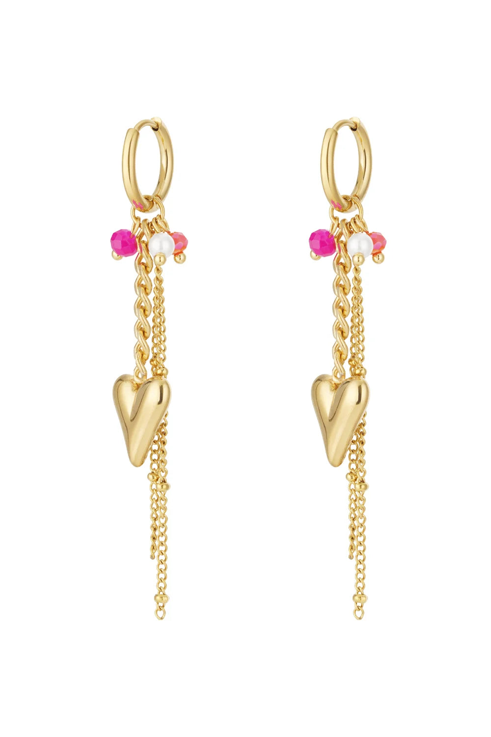 Heart Charms Oorbellen