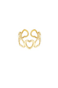 Full Hearts Ring - Goud