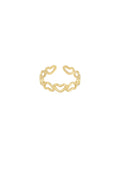 Love All Over Ring - Goud