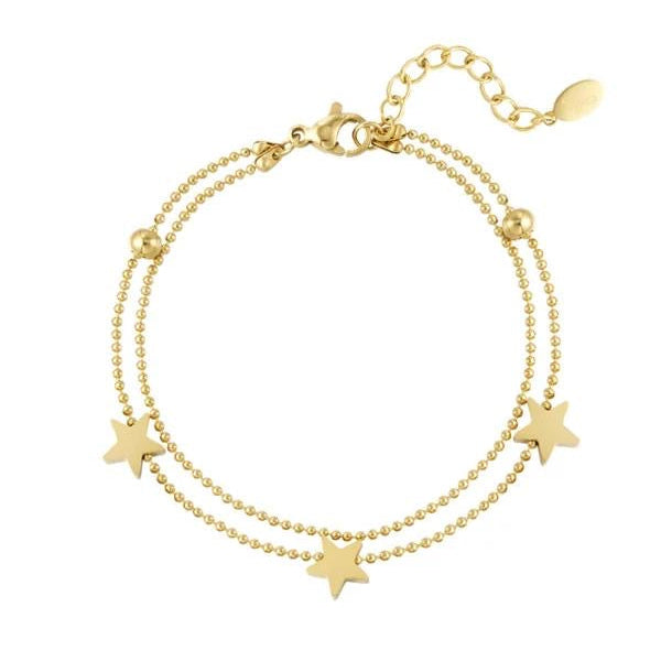Dubbel Star Armband
