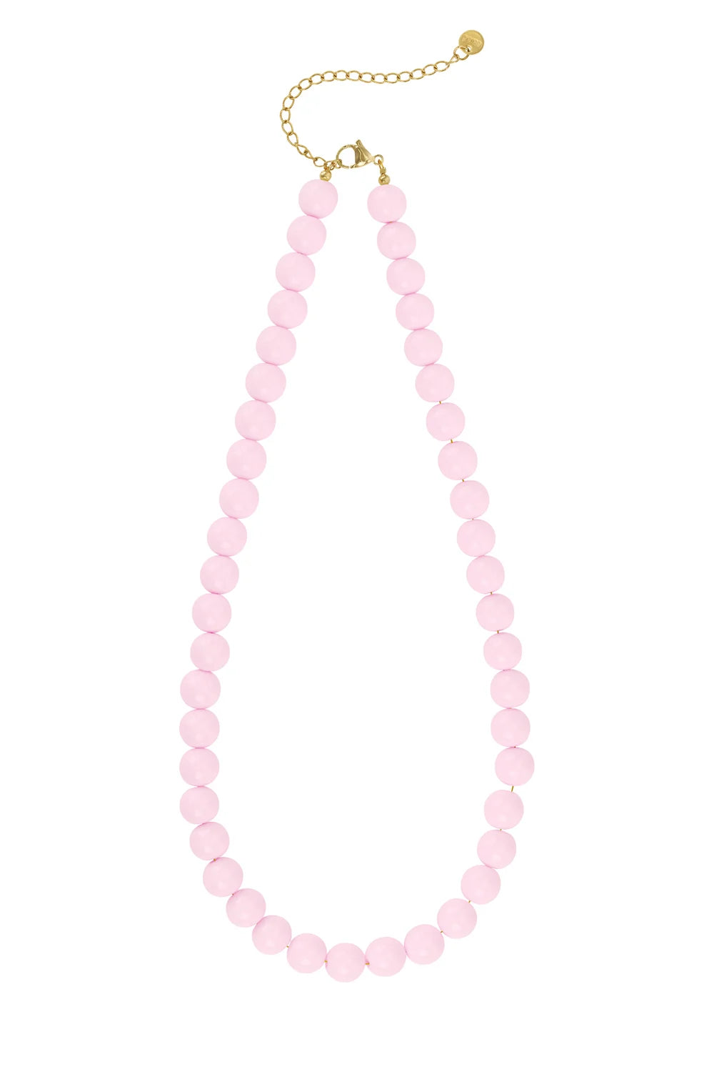 Medium Beads Ketting - Licht roze