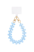 Phone Cord Hearts Clear - Blauw