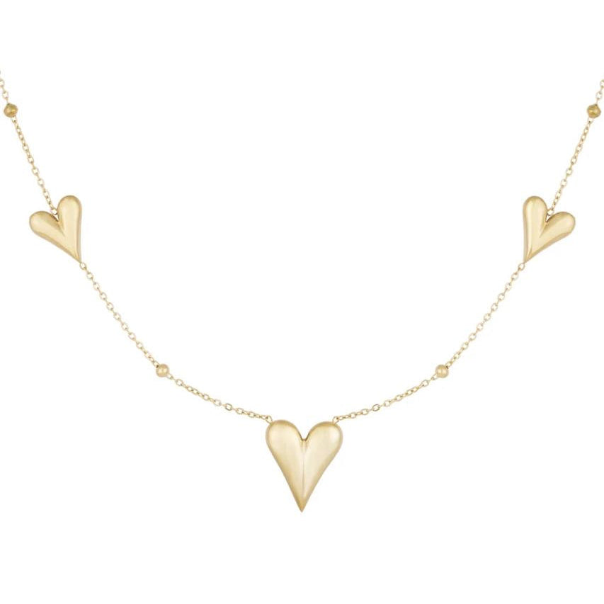 Three hearts ketting