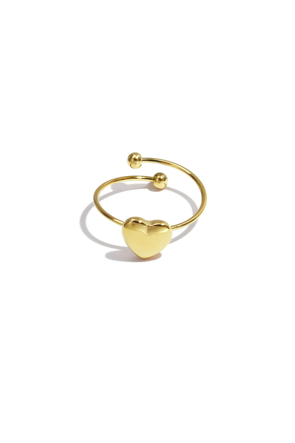 Mini Heart Ring - Goud