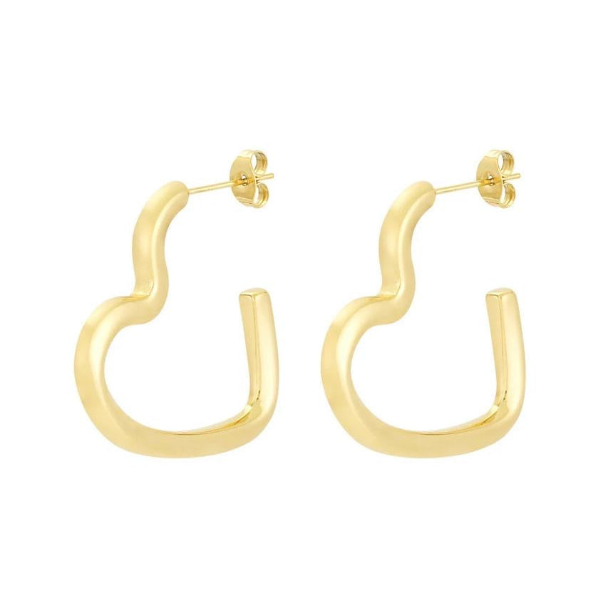 Open Heart Oorbellen