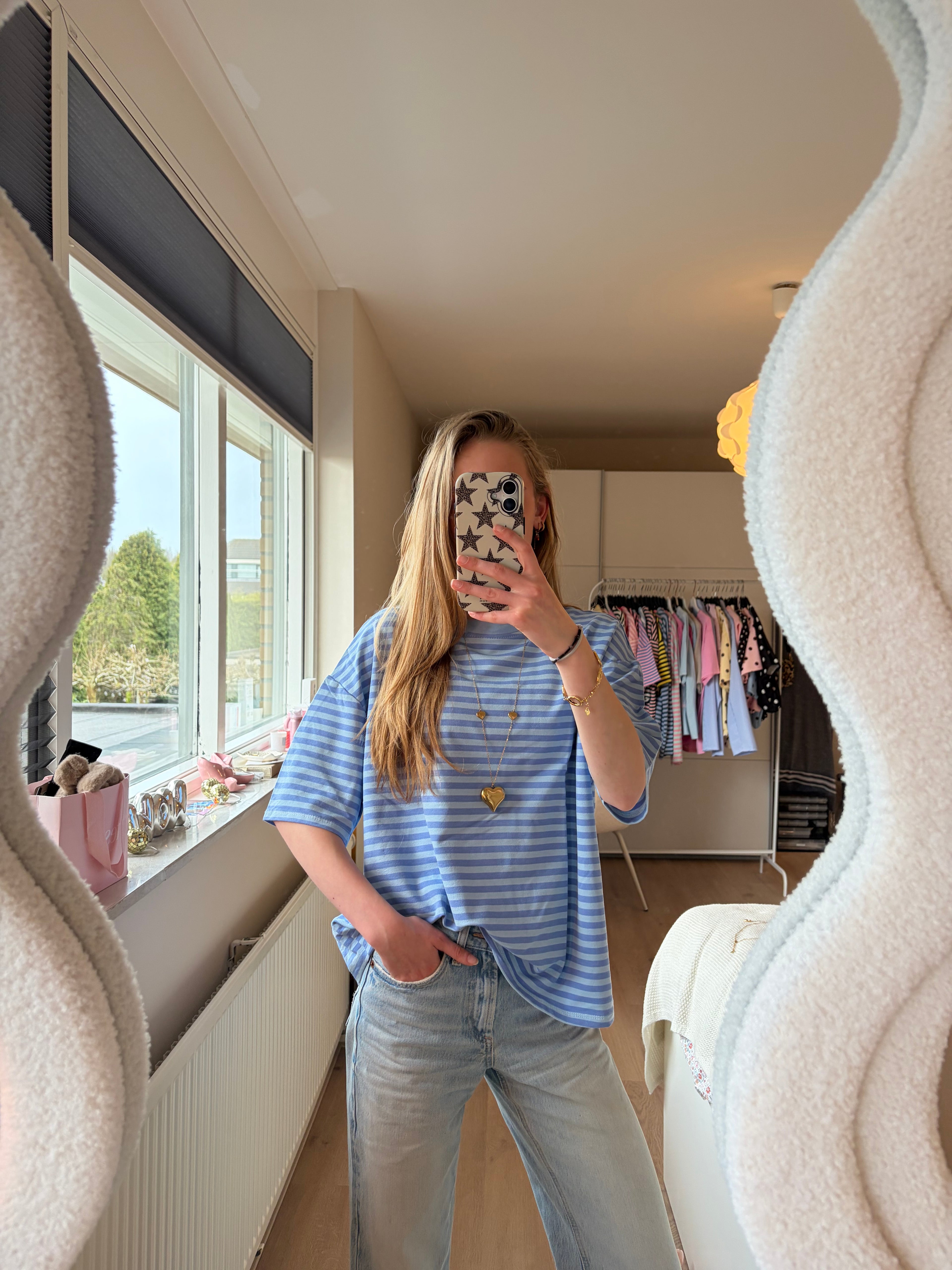Striped Shirt - Blauw/lichtblauw