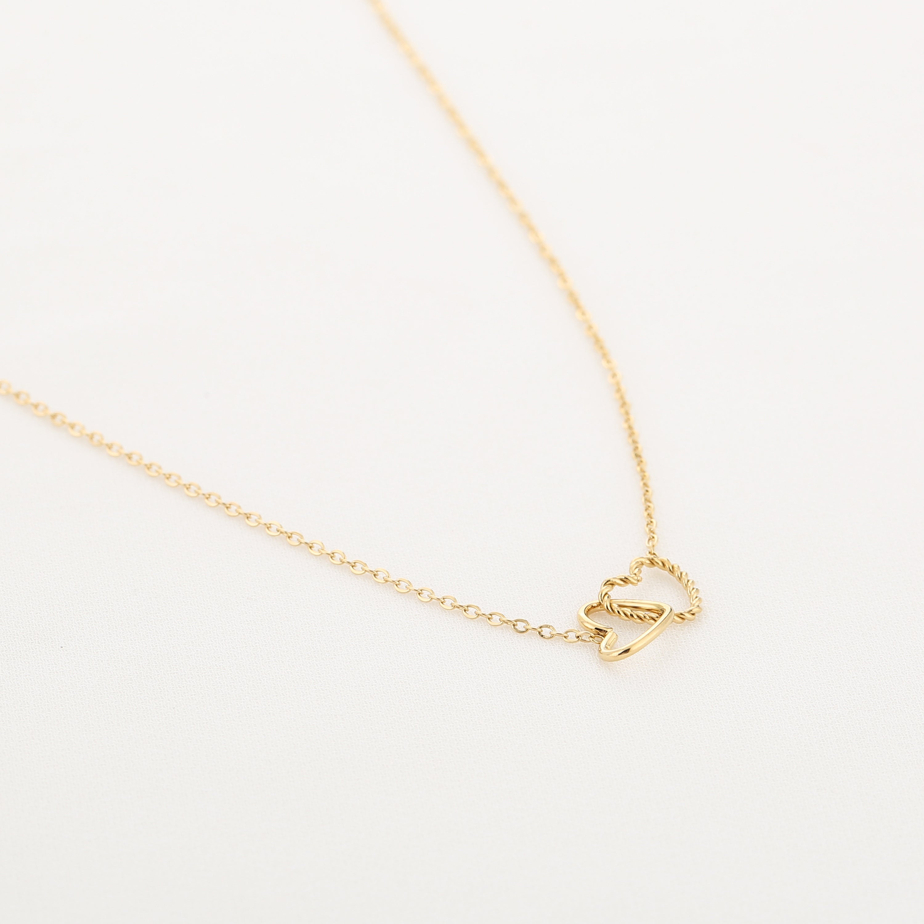 Linked Heart Ketting