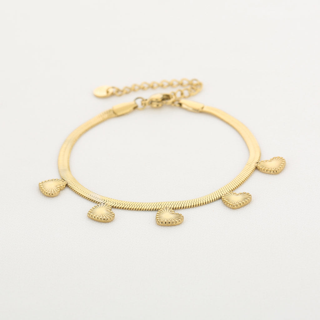 Five Hearts Armband