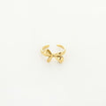 Omgekeerde Strik Ring - Goud
