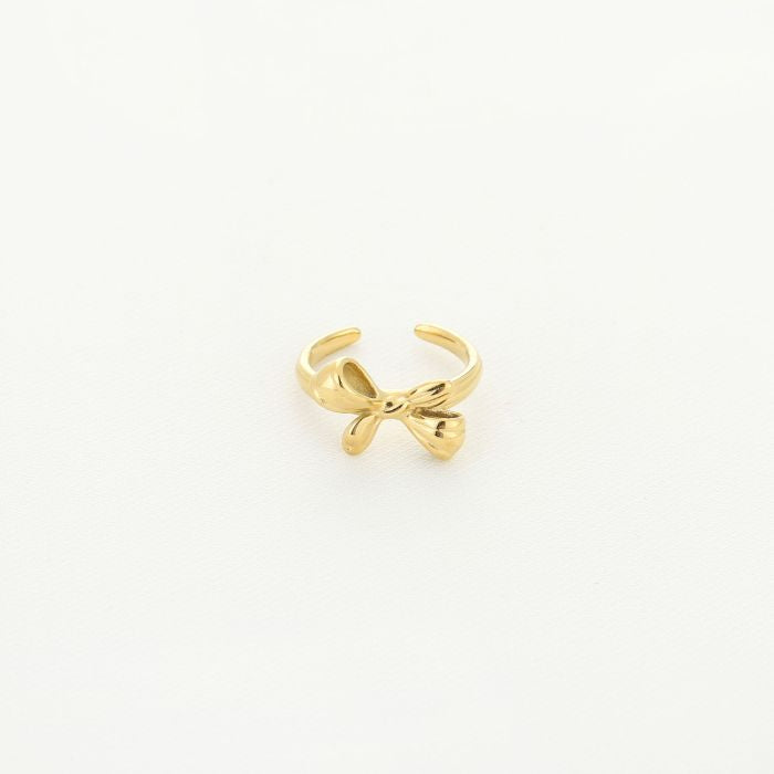 Omgekeerde Strik Ring - Goud