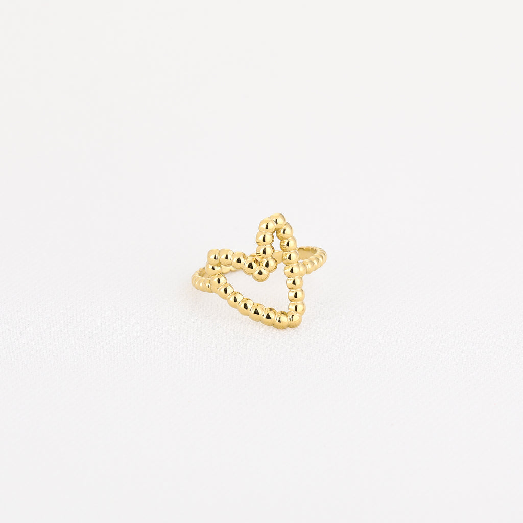 Dots Heart Ring