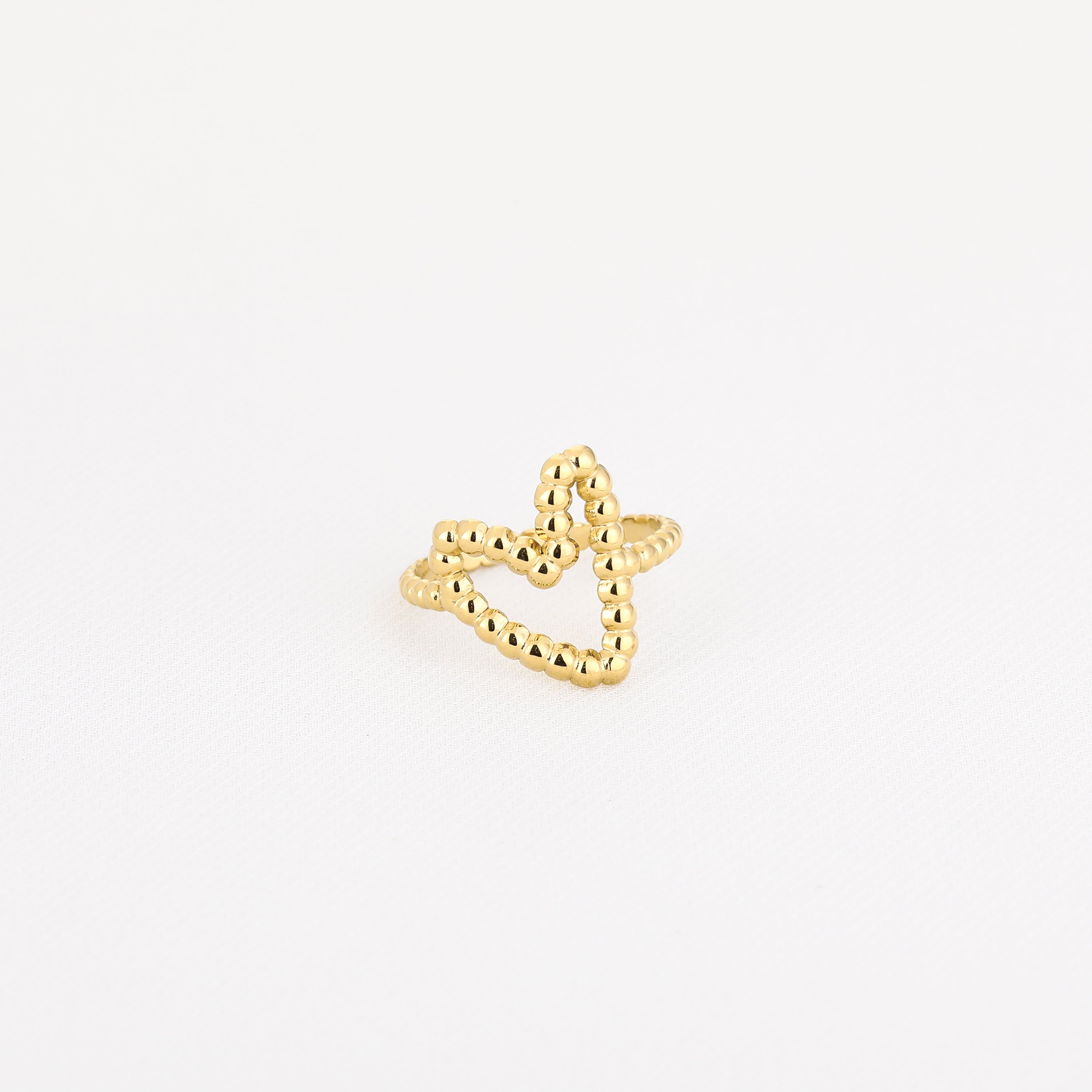 Dots Heart Ring