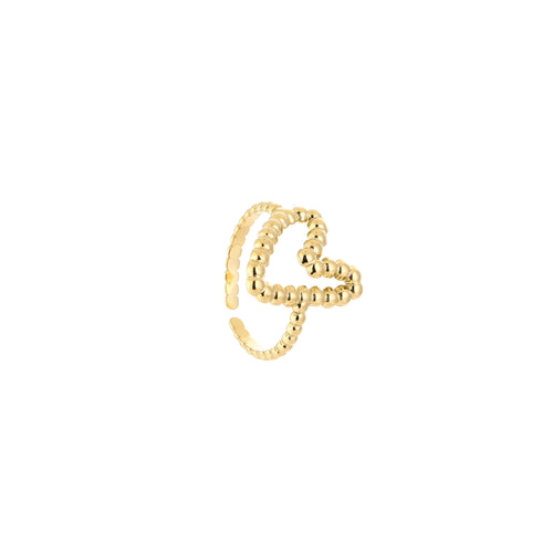 Dots Heart Ring