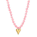 Beads Hearts Ketting - Lichroze