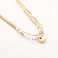 Festive Ketting Pink - Goud