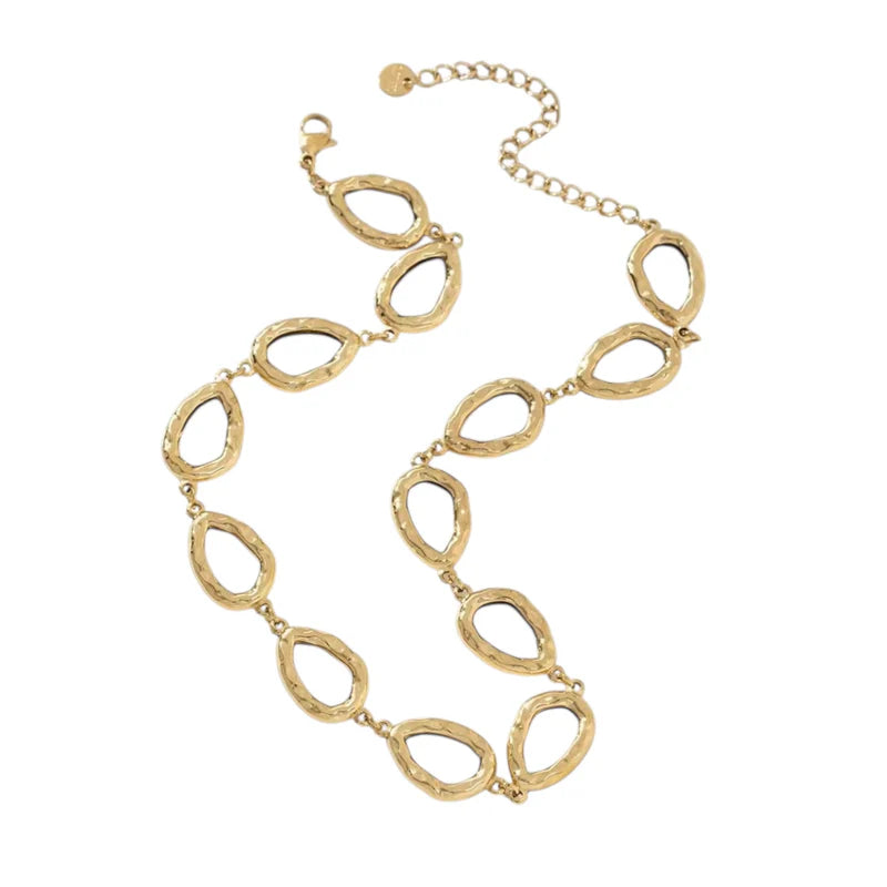 Structured Ovale Ketting