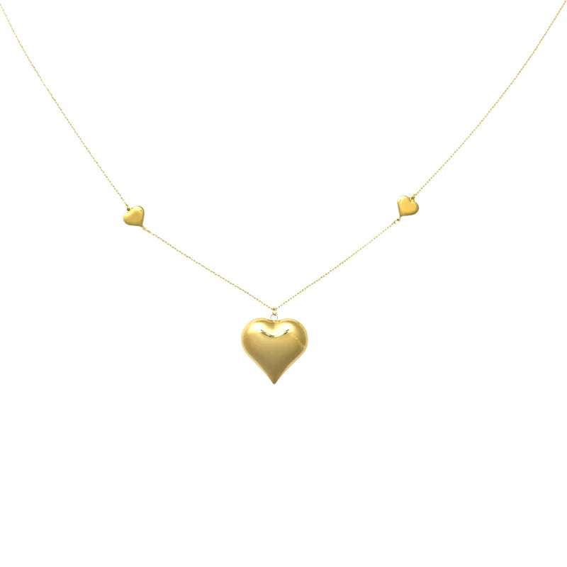 Three Hearts Ketting - Long
