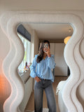 Zara Blouse - Lichtblauw