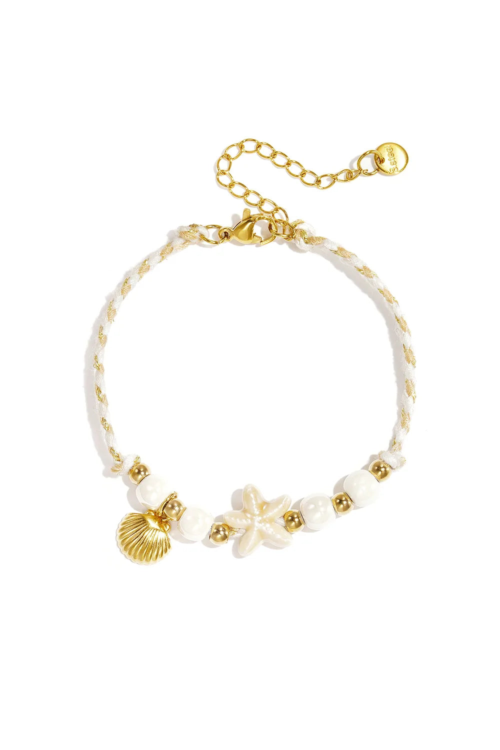 Starfish Armband - Beige/Goud